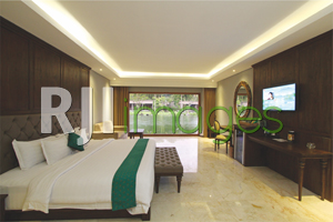 President Suite Room dengan king size bed